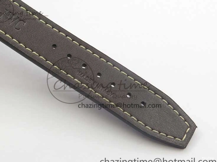 MIROTIME 0514 Pilot Chrono Spitfire IW387903 SS ZF 1:1 Best Edition Black Dial on Brown Leather Strap A OdorResistant 7127